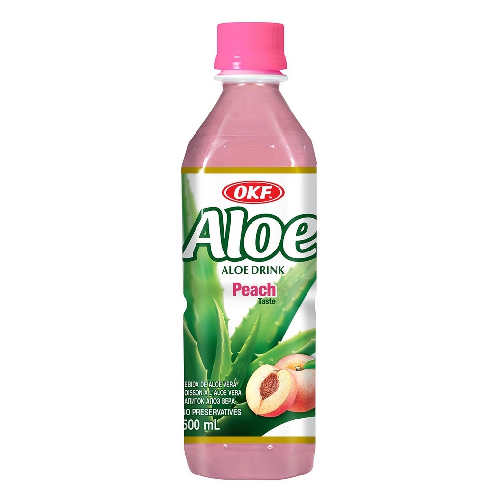 OKF ALOE DRINK DURAZNO 500 ML (LIQ)