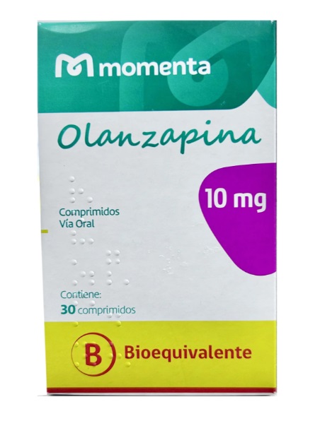 OLANZAPINA 10 MG EUROFARMA MOMENTA X 30 COMP (GENER)