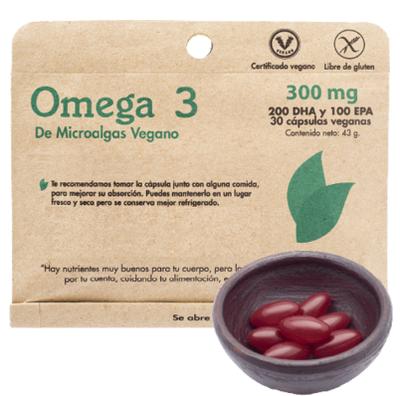 OMEGA 3 DE MICROALGAS VEGANO 300 MG X 30 CAPSULAS (DULZURA NATURAL)