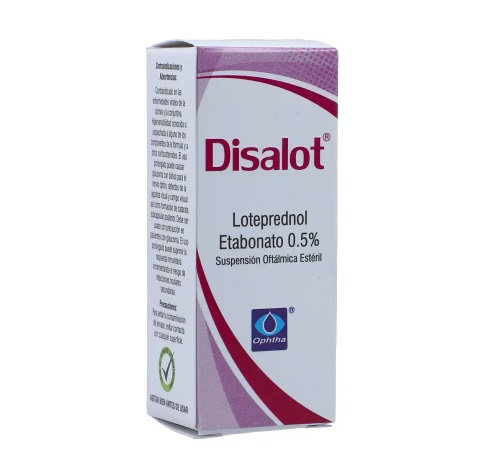 OPHTHA DISALOT 0,5% SOL. OFTX 5 ML (LOTEPREDNOL)