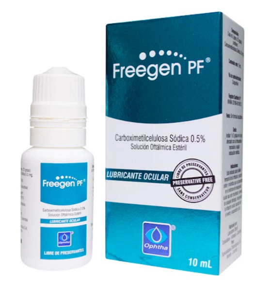 OPHTHA FREEGEN PF 0,5% GOTAS SOL OFT X   10 ML (CARBOXIMETILCELULOSA)