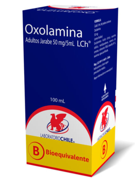 OXOLAMINA 50 MG/5 ML ADULTO JBE X 100 ML CHILE (GENER)