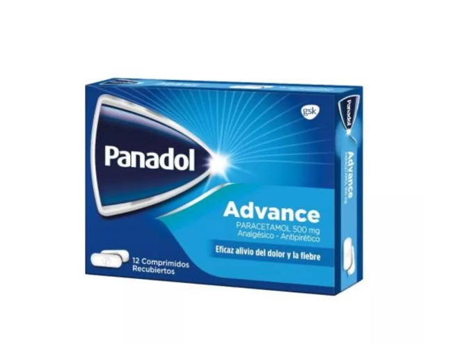 PANADOL ADVANCE 500 MG X 12 COMP REC (PARACETAMOL) (PTM)