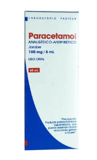 PARACETAMOL JARABE 100 MG/5 ML X 60 ML PASTEUR (GENER)***