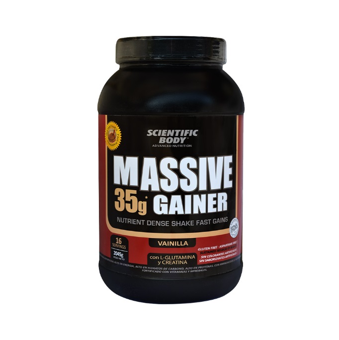 PHARMACORP MASSIVE GAINER VAINILLA 16 PORC X 2045 GR