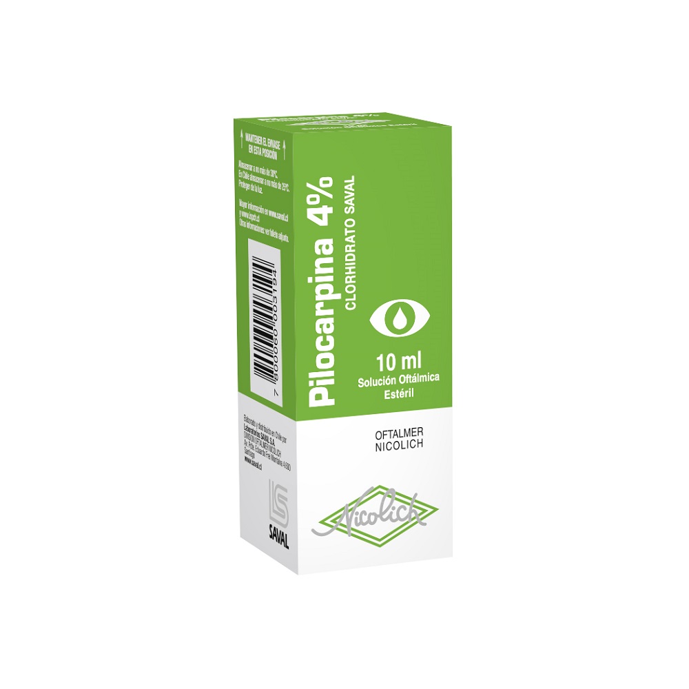 PILOCARPINA 4% SOL OFT SAVAL X 10 ML (GENER) (PTM)