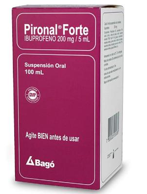PIRONAL FORTE JARABE 200 MG/ 5 ML X 100 ML (IBUPROFENO)