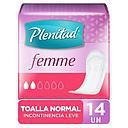 PLENITUD FEMME TOALLA NORMAL X 14 UNID***