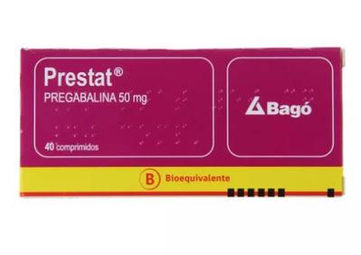PRESTAT  50 MG X 40 COMP (PREGABALINA)
