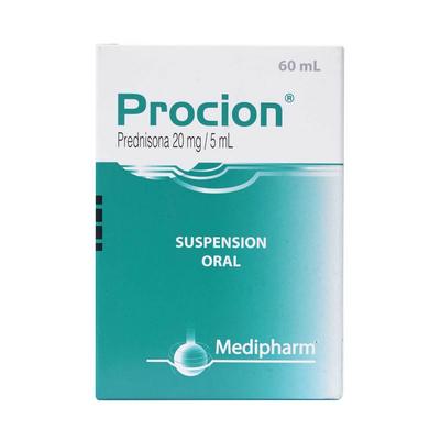 PROCION 20 MG/5 ML SUSPENSION X 60 ML (PREDNISONA)***