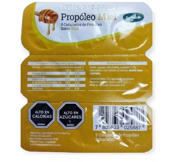PROPOLEO CARAMELOS MIEL TIRA SPRINGLIFE X 9 COMP (FRAXI)