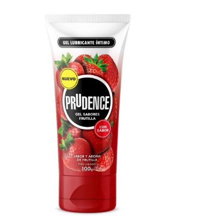 PRUDENCE GEL LUBRICANTE INTIMO FRUTILLA X 100 GR