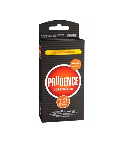 PRUDENCE PRESERVATIVO CORRUGADO X 12 UNID