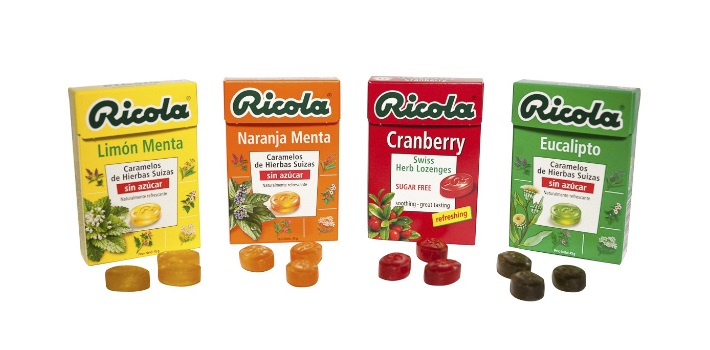RICOLA CARAMELOS SIN AZUCAR 27,5 GRS VARIEDAD
