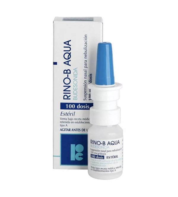 RINO-B AQUA 100 MCG SUSP NASAL X 100 DOSIS (BUDESONIDA)