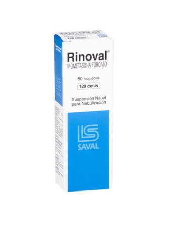 RINOVAL 50 MCG/DOSIS SUSP. NASAL X 120 DOSIS (MOMETASONA)