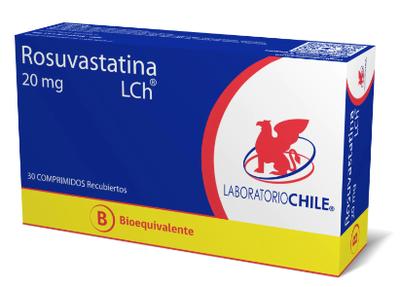 ROSUVASTATINA 20 MG LCH X 30 COMP (GENER)