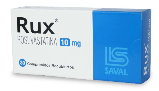 RUX 10 MG X 30 COMP (ROSUVASTATINA)