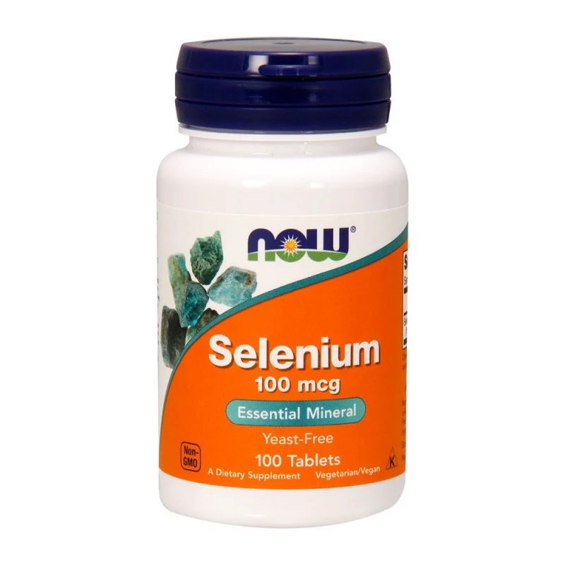 SELENIO 100 MCG NOW X 100***