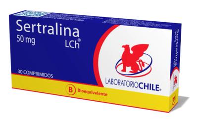 SERTRALINA  50 MG LCH X 30 COMP (GENER) (PTM)