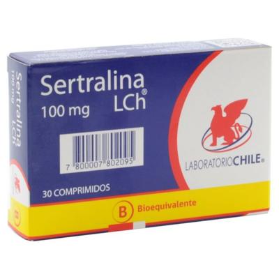 SERTRALINA 100 MG LCH X 30 COMP (GENER)