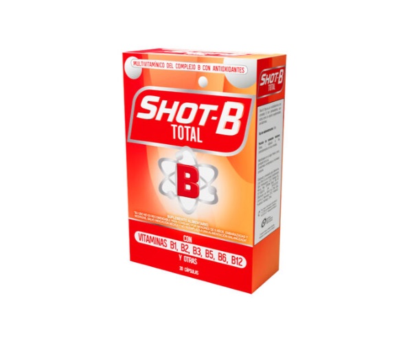 SHOT B TOTAL X 30 CAPS