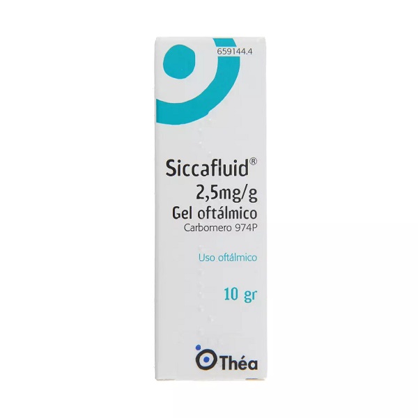 SICCAFLUID GEL OFTALMICO 2,5 MG/G X 10 GR (CARBOMERO)