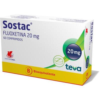 SOSTAC 20 MG X 60 COMP (FLUOXETINA)