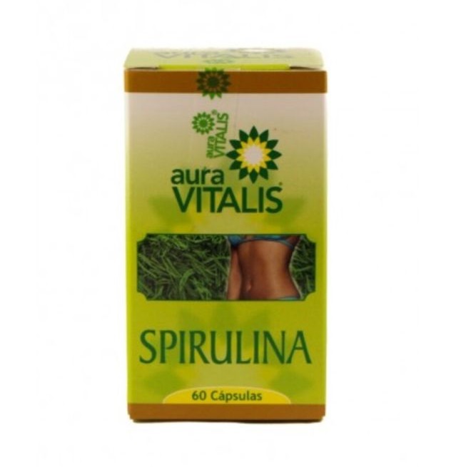 SPIRULINA 345 MG X 60 CAPSULAS AURA VITALIS***