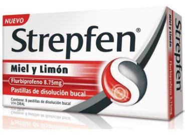 STREPFEN MIEL LIMON DIS BUCAL 8.75 MG X 8 COMP (FLURBIPROFENO)