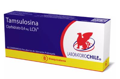 TAMSULOSINA 0,4 MG LCH X 30 COMP LIB PROLONGADA (GENER)