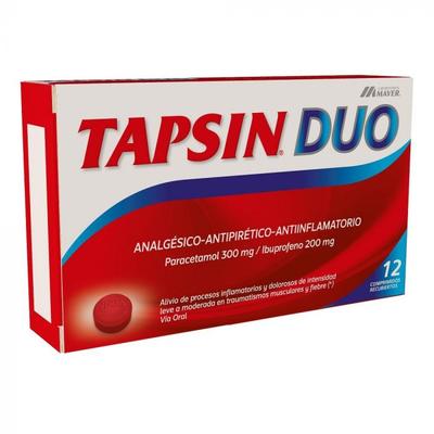 TAPSIN DUO X 12 COMP (PARACETAMOL/IBUPROFENO)