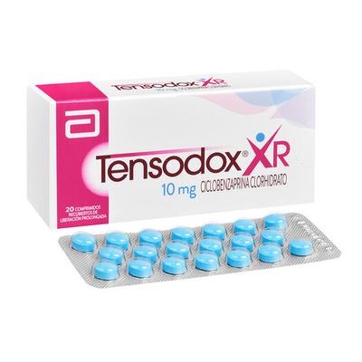 TENSODOX XR LIB. PROLONG. 10 MG X 20 COMP (CICLOBENZAPRINA)