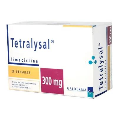 TETRALYSAL 300 MG X 28 CAP (LIMECICLINA)