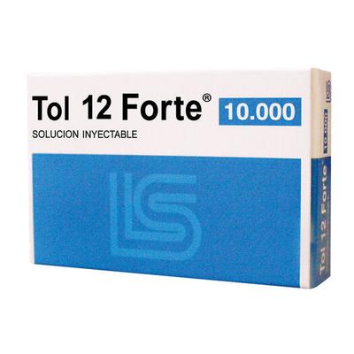 TOL 12 FORTE 10.000 UI AMPOLLA X 3 ML (VIT B1/VIT B6/ VIT B12)