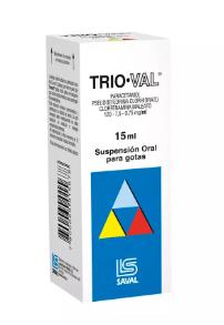 TRIOVAL GOTAS X 15 ML (PARACETAMOL/PSEUDOEFE/CLORFE)