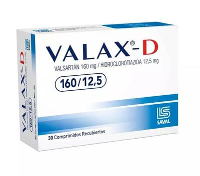VALAX-D 160/12,5 X 30 COMP (VALSARTAN/HIDROCLOROTIAZIDA)