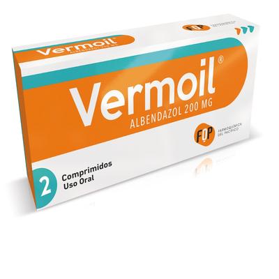 VERMOIL 200 MG X 2 COMP (ALBENDAZOL) (PTM)