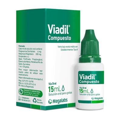 VIADIL GOTAS COMPUESTO  X 15 ML (PARGEVERINA/METAMIZOL)