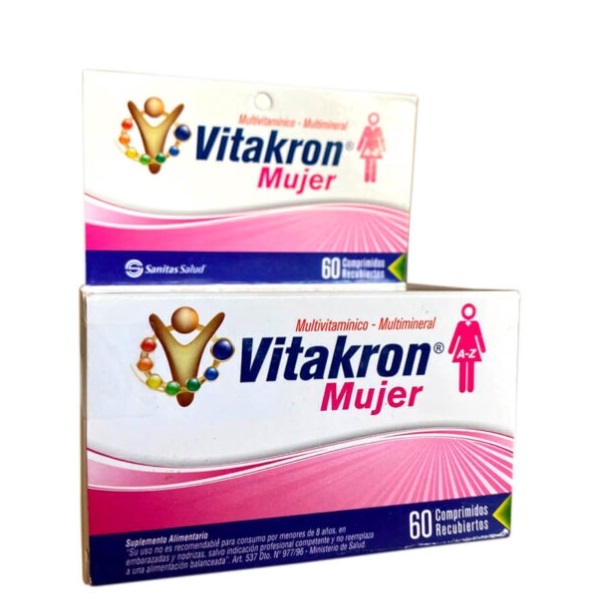 VITAKRON MULTIVITAMINICO MUJER X 60 COMP***