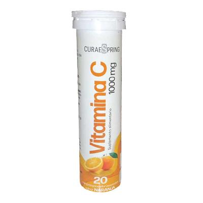 VITAMINA C 1000 MG X 20 COMP EFERV SWISS/EASYLIFE /VIT. CHOICE/SANOTACT/SPRING/CURAE VARIOS