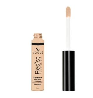 VOGUE CORRECTOR LIQUIDO RESIST LARGA DURACION OJERAS COLOR NATURAL X 5 ML
