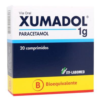 XUMADOL 1 GR X 20 COMP (PARACETAMOL)