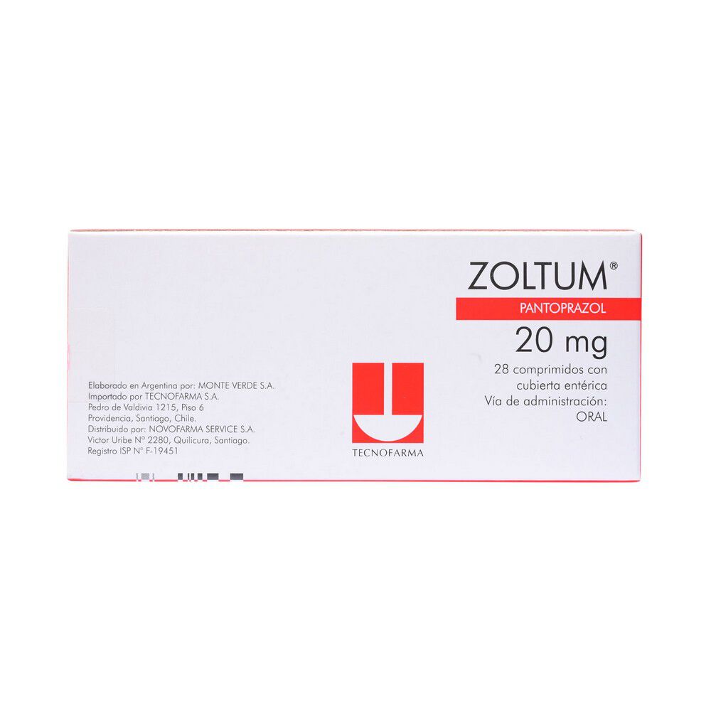 ZOLTUM 20 MG X 28 COMP (PANTOPRAZOL)