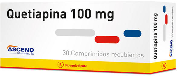 QUETIAPINA 100 MG ASCEND X 30 COMP (PTM) (GENER)