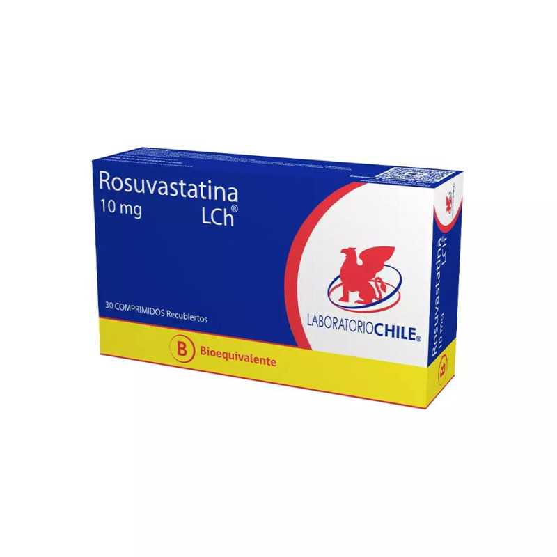 ROSUVASTATINA 10 MG LCH X 30 COMP (GENER)