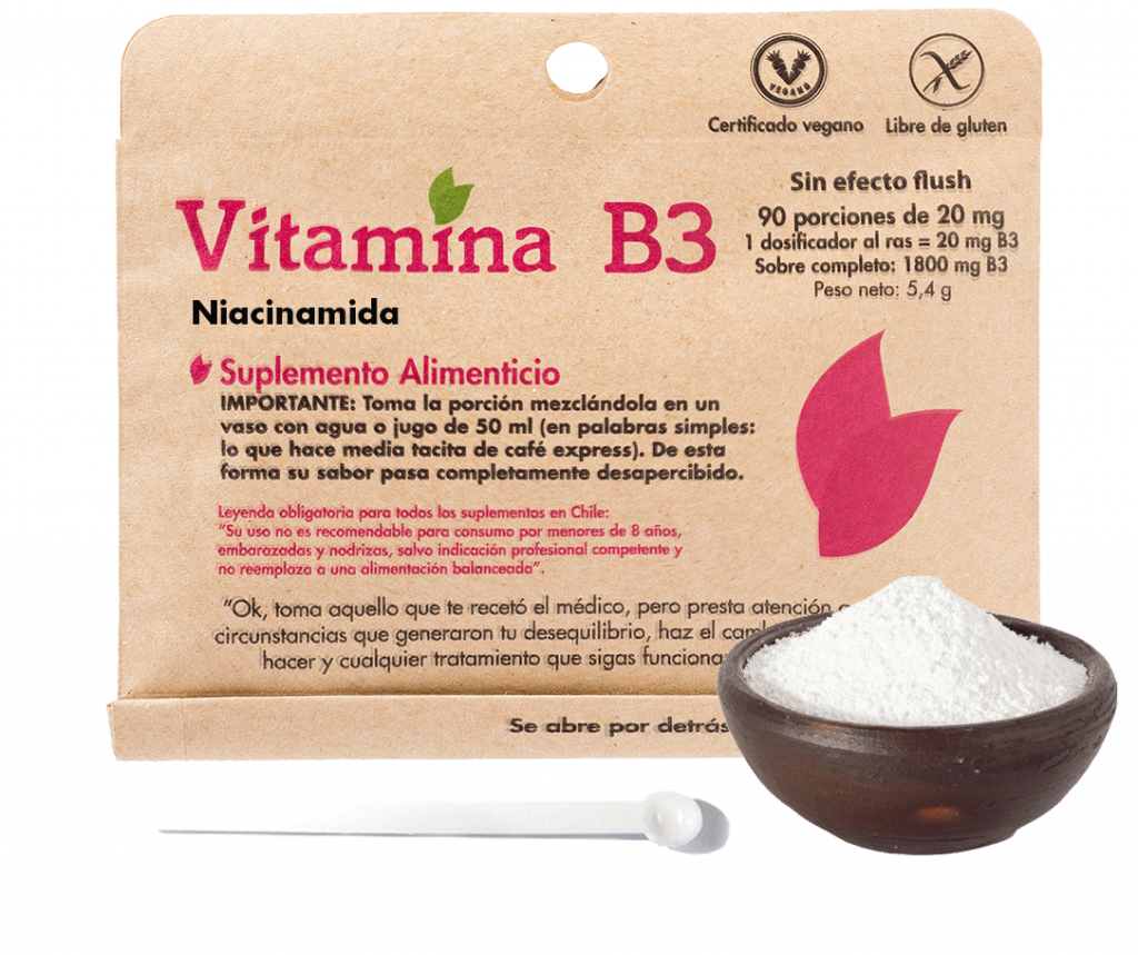 VITAMINA B3 20 MG X 90 PORCIONES (DULZURA NATURAL)