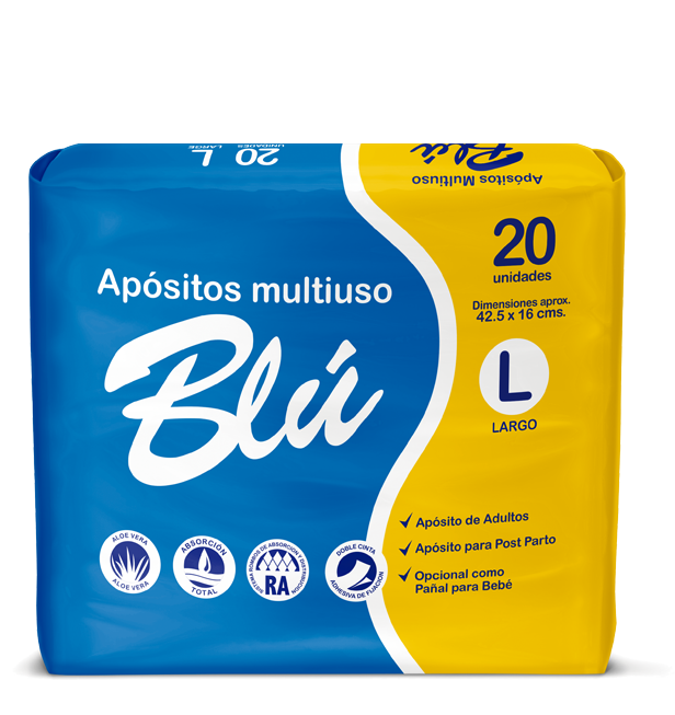 BLUE APOSITO X 20 UNIDADES TALLA L
