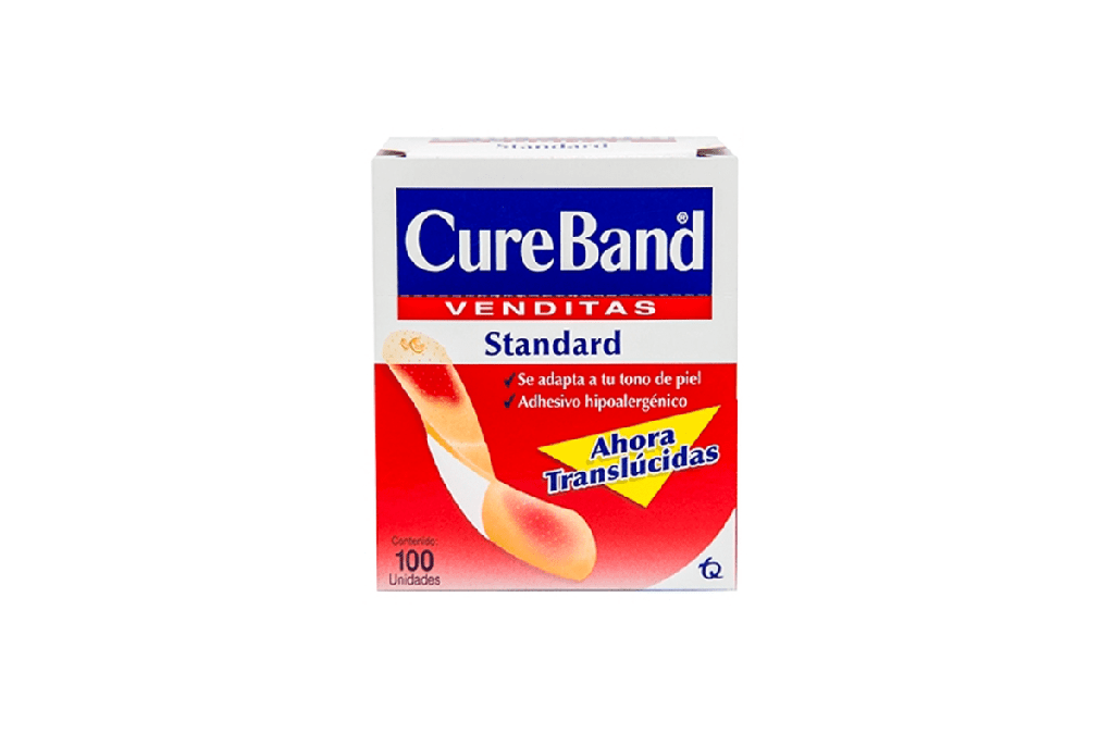 CUREBAND PARCHE CURITA X 100 UDS