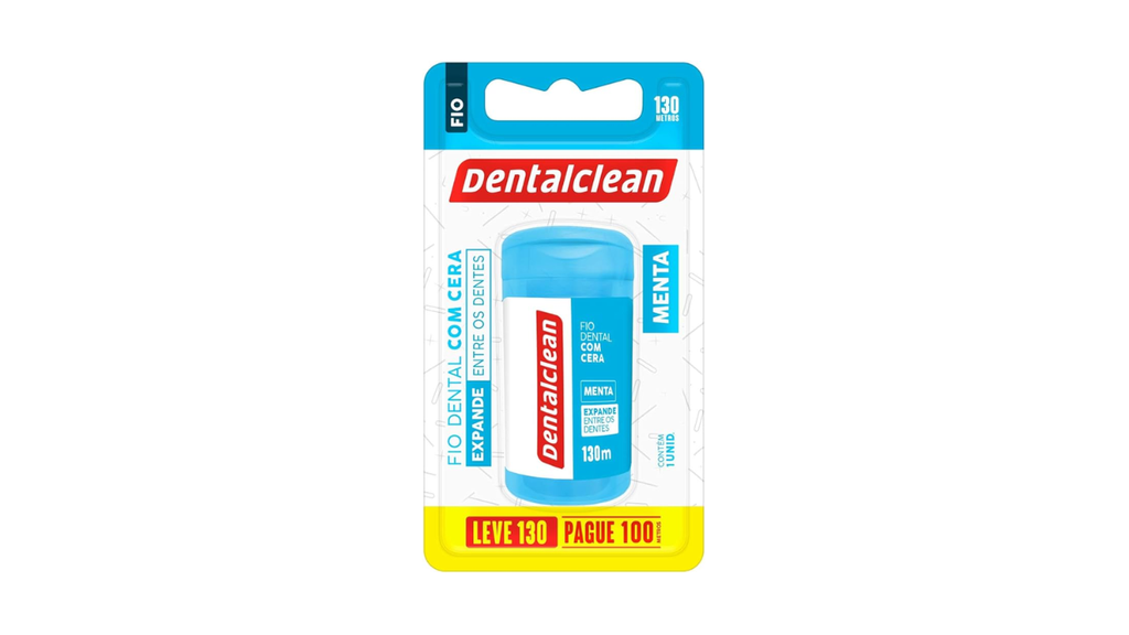 DENTALCLEAN HILO DENTAL CON CERA MENTA 130 METROS